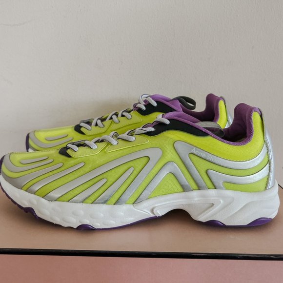 Acne Studios Trail Sneakers Green/Silver/Purple US 8.5 IT 40 - Picture 5 of 7